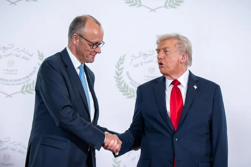 Friedrich Merz német kancellár és Donald Trump amerikai elnök