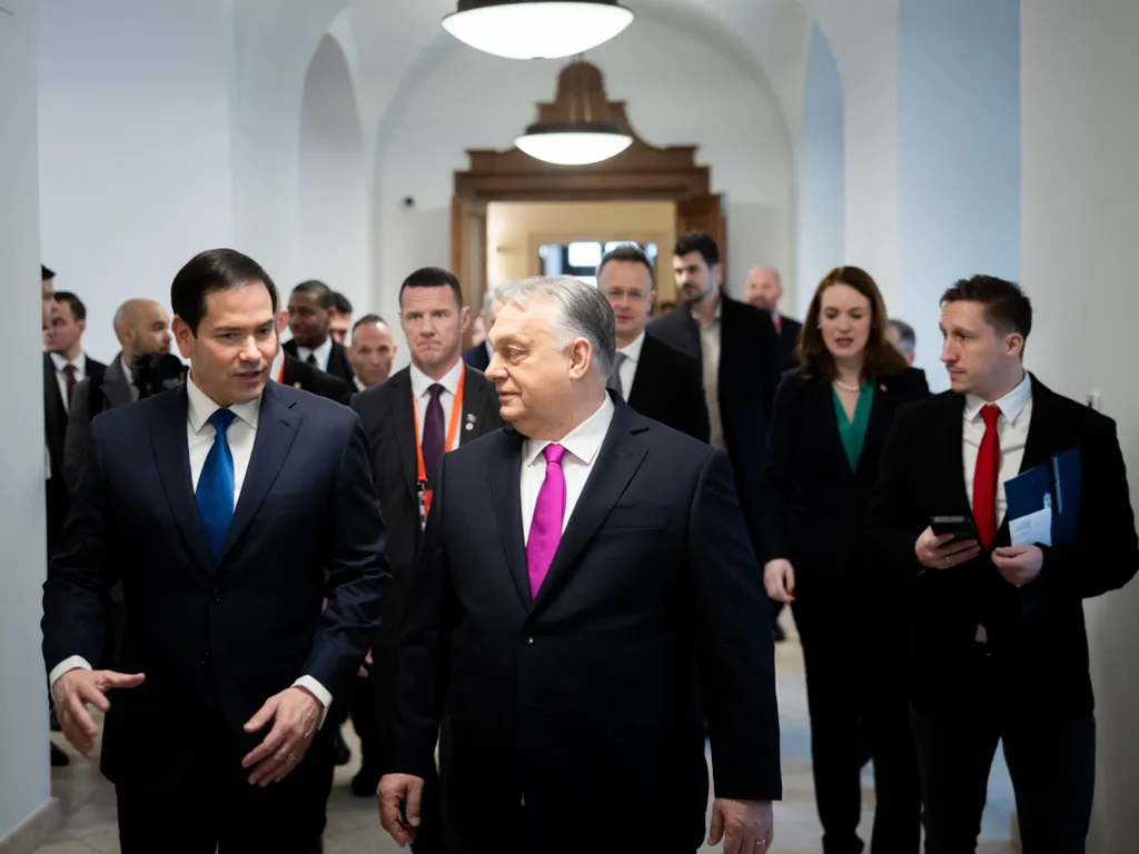 Marco Rubio Budapesten, MarcoRubioBudapesten, Orbán Viktor, OrbánViktor, tárgyalás, 2026.02.16.