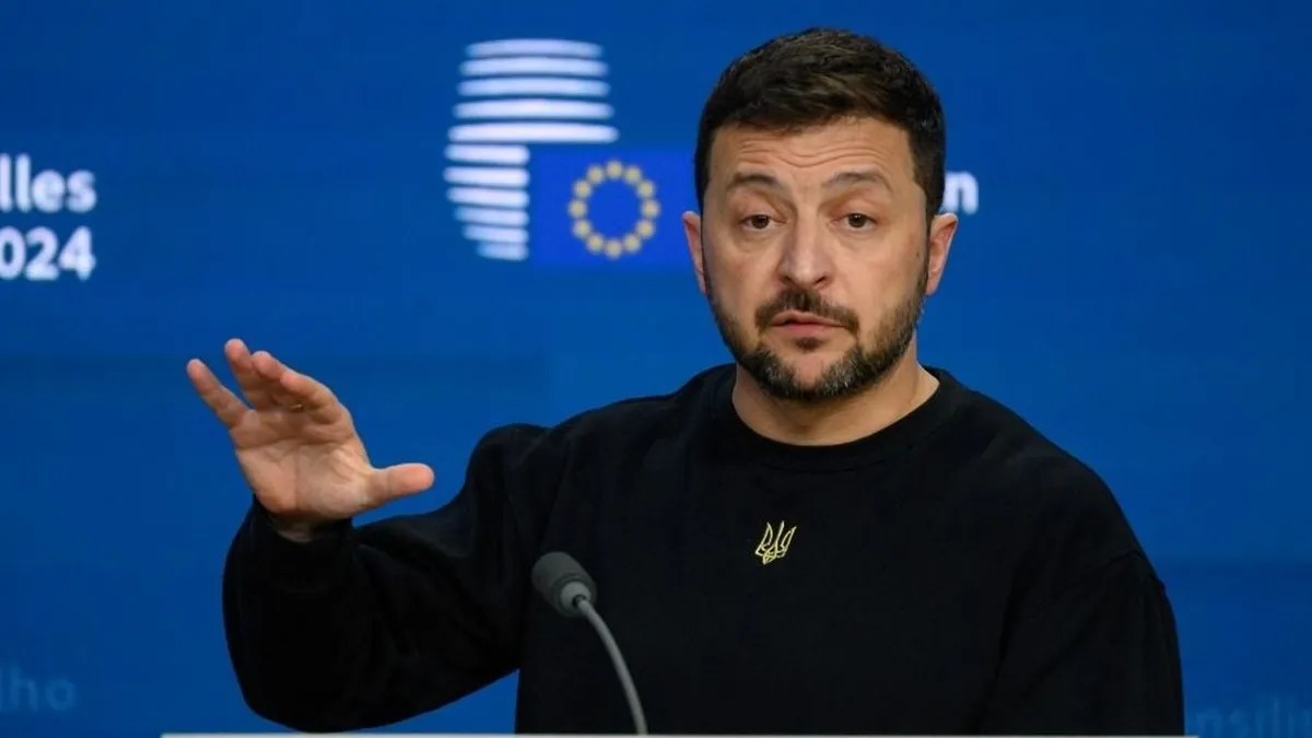 Volodimir Zelenszkij ukrán elnök Fotó: NurPhoto via AFP