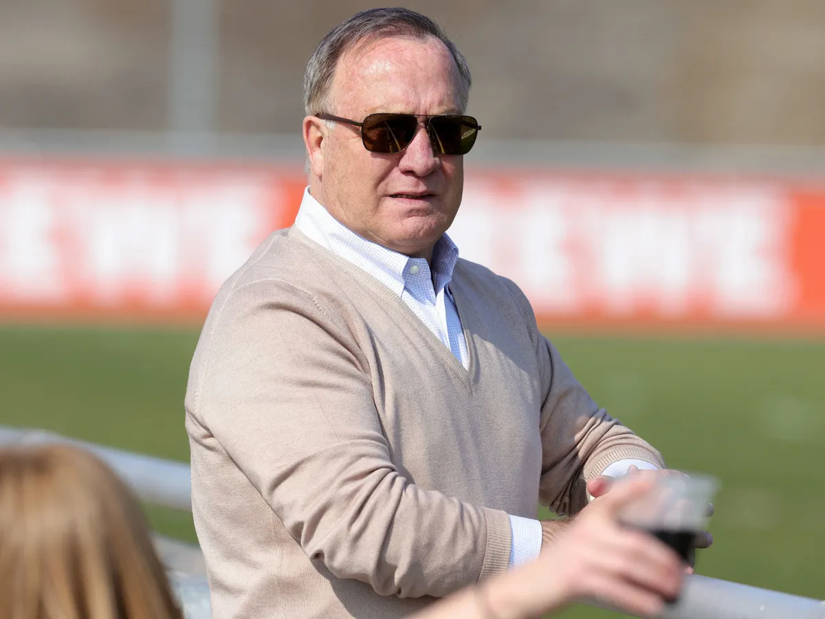 firo : 24.03.2022 Fuvüball, 2.Bundesliga, season 2021/2022, FC Schalke 04 - FC Utrecht test match Nicolaas ?ÄûDick?Äú Advocaat , Dick , manager (Photo by Jvºrgen Fromme / augenklick/firo Sportphoto / dpa Picture-Alliance via AFP)
