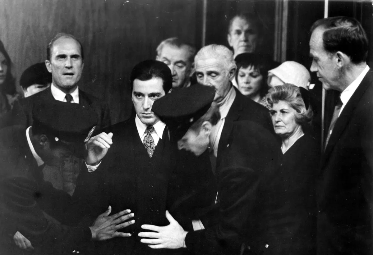 Al Pacino és Robert Duvall A keresztapa második részében.