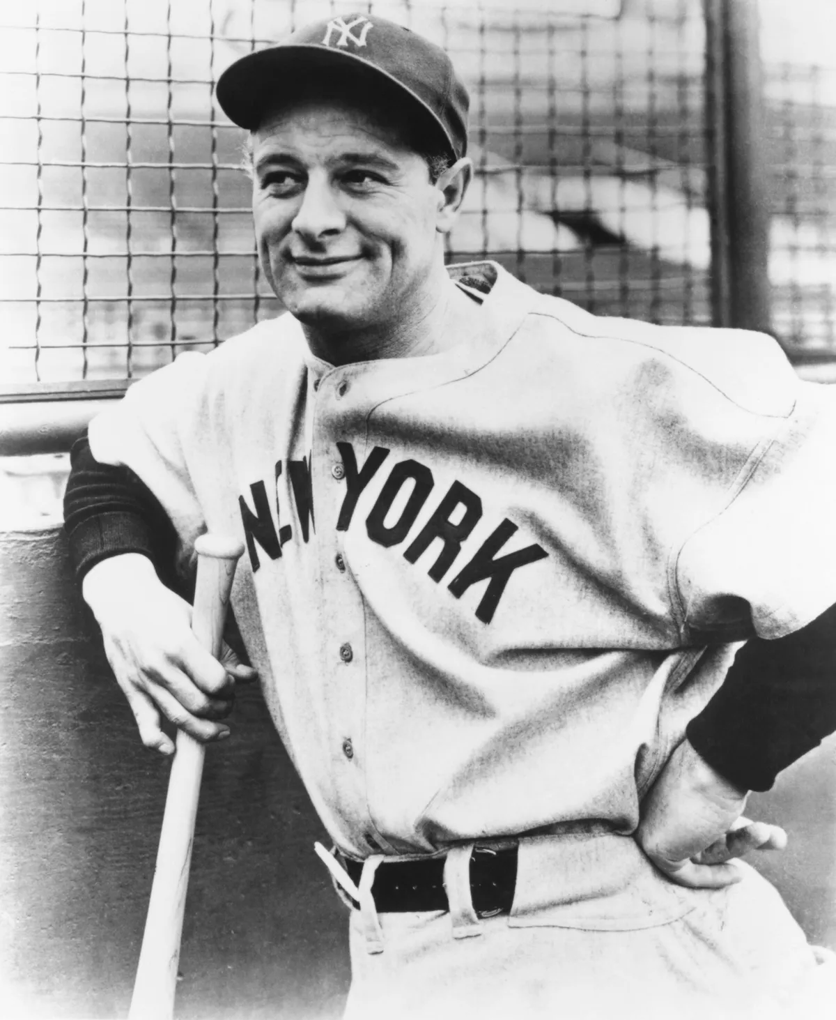 Lou Gehrig a New York Yankees ütője 1932-ben.