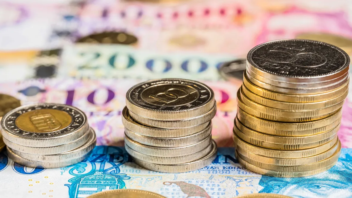forint árfolyam, euró