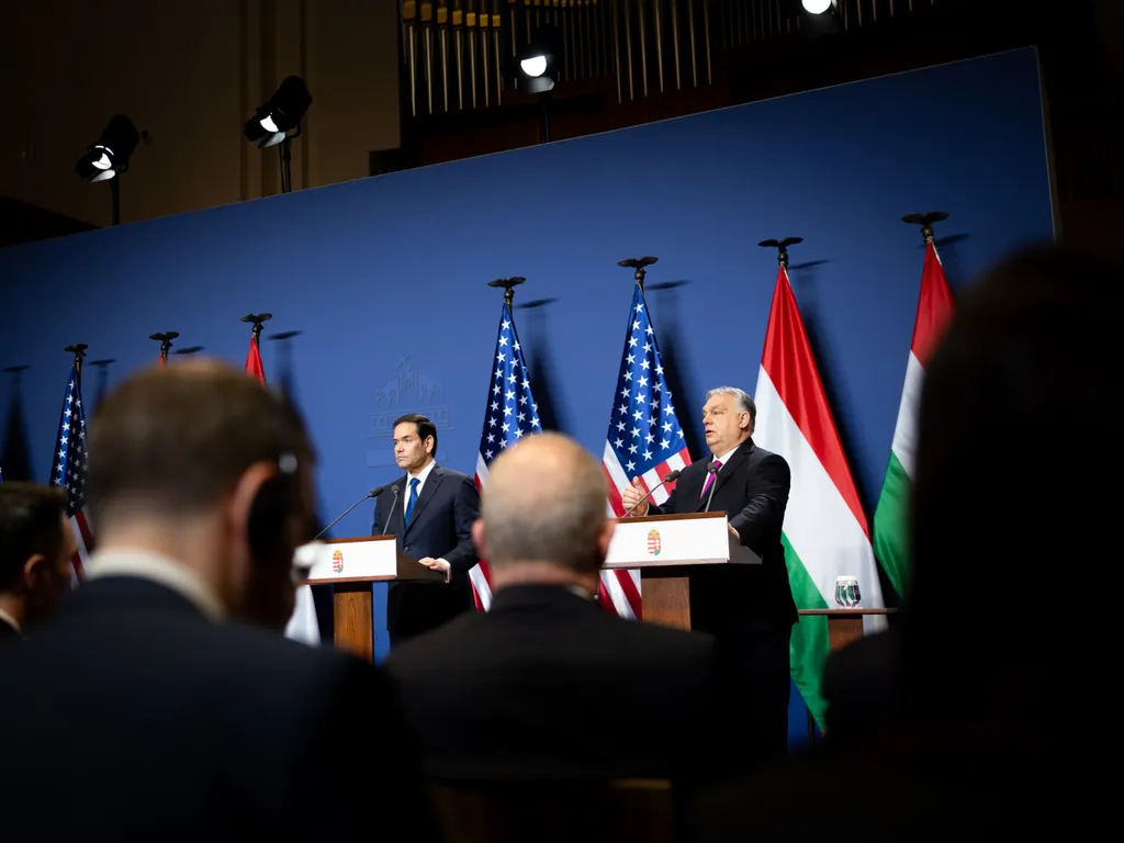 Marco Rubio Budapesten, MarcoRubioBudapesten, Orbán Viktor, OrbánViktor, tárgyalás, 2026.02.16.