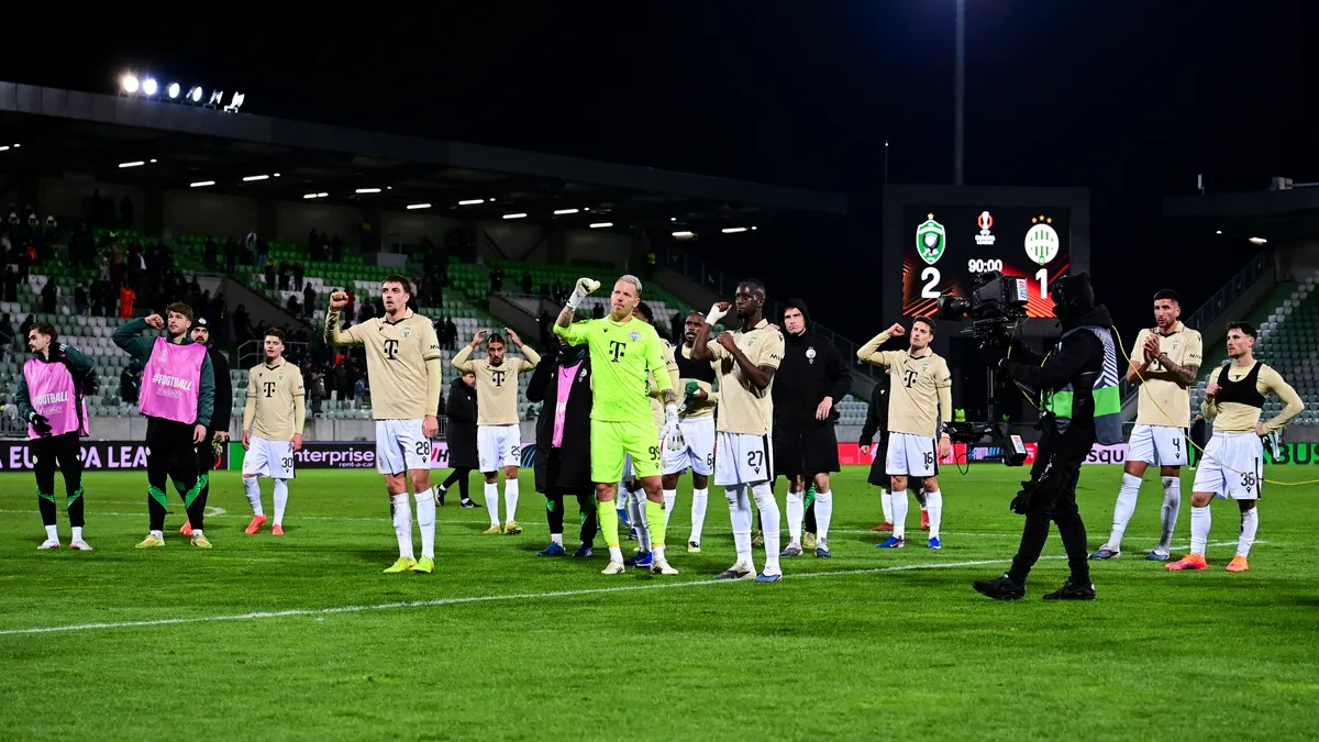 A Ferencváros kikapott, de még semmi sincsen veszve Fotó: Czeglédi Zsolt / MTI Fotószerkesztõség