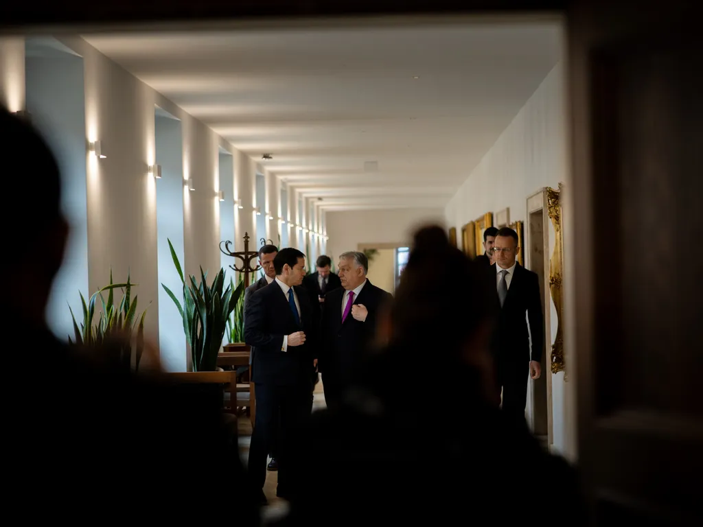 Marco Rubio Budapesten, MarcoRubioBudapesten, Orbán Viktor, OrbánViktor, tárgyalás, 2026.02.16.