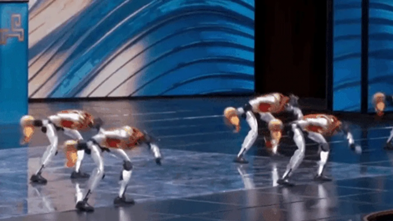Látványos kungfu-showt produkáltak humanoid robotok a kínai újév alkalmából