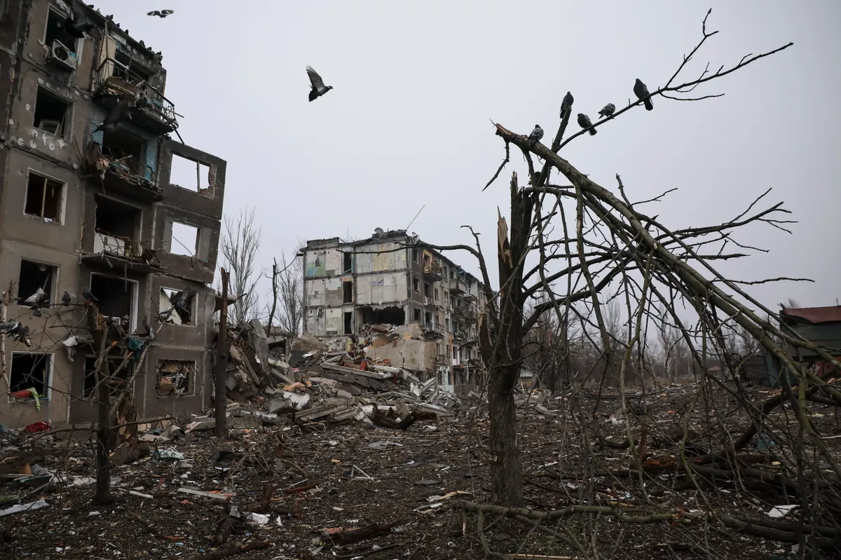 Katasztrofális állapotok uralkodnak a háború sújtotta területeken (Fotó: - / MTI/EPA/24. gépesített dandár)