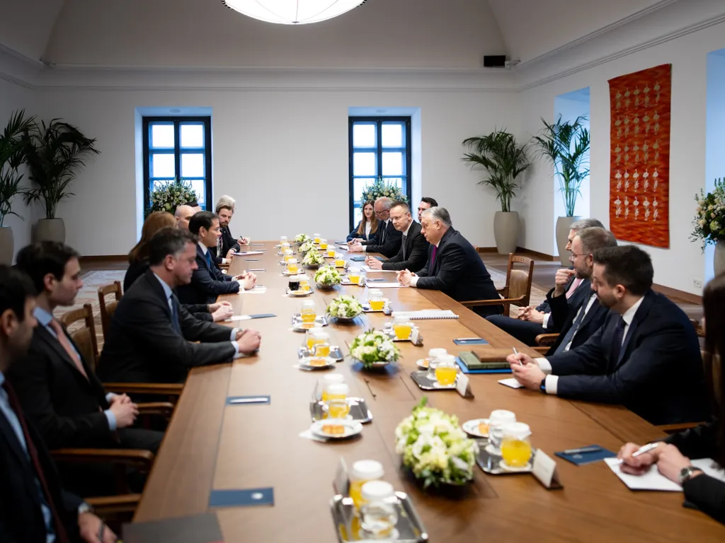 Marco Rubio Budapesten, MarcoRubioBudapesten, Orbán Viktor, OrbánViktor, tárgyalás, 2026.02.16.