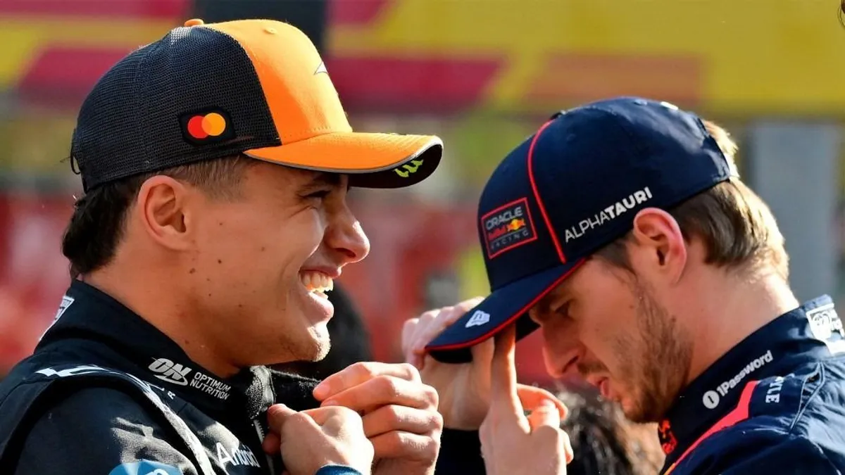 Lando Norris keményen helyretette a panaszkodó Max Verstappent