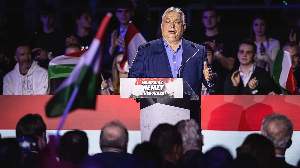 Orbán Viktor Békéscsabán: Sokan és erősek vagyunk, győzünk!