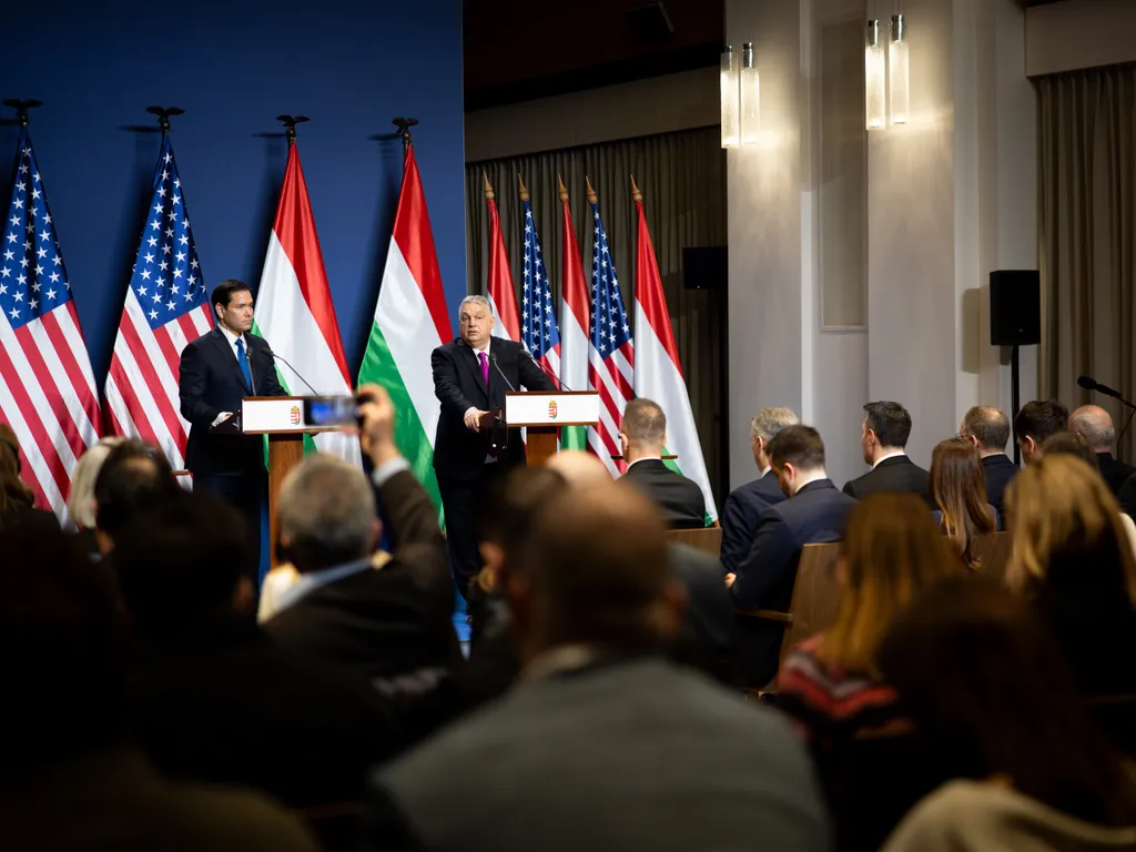 Marco Rubio Budapesten, MarcoRubioBudapesten, Orbán Viktor, OrbánViktor, tárgyalás, 2026.02.16.