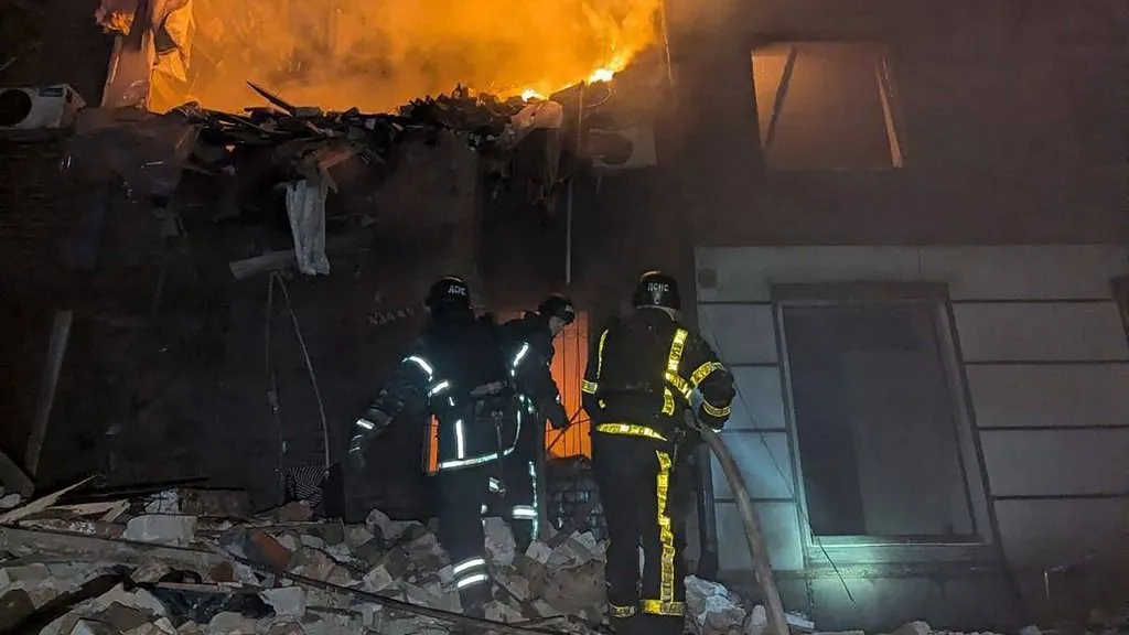 Az orosz támadás következtében több gazdasági épület és lakóház is megsérült