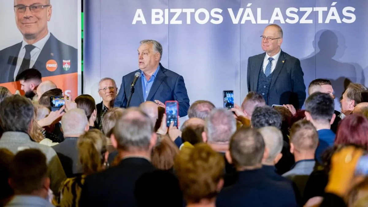 Orbán: Fidesz kiváló helyzetben, nagy fölénnyel vezet.