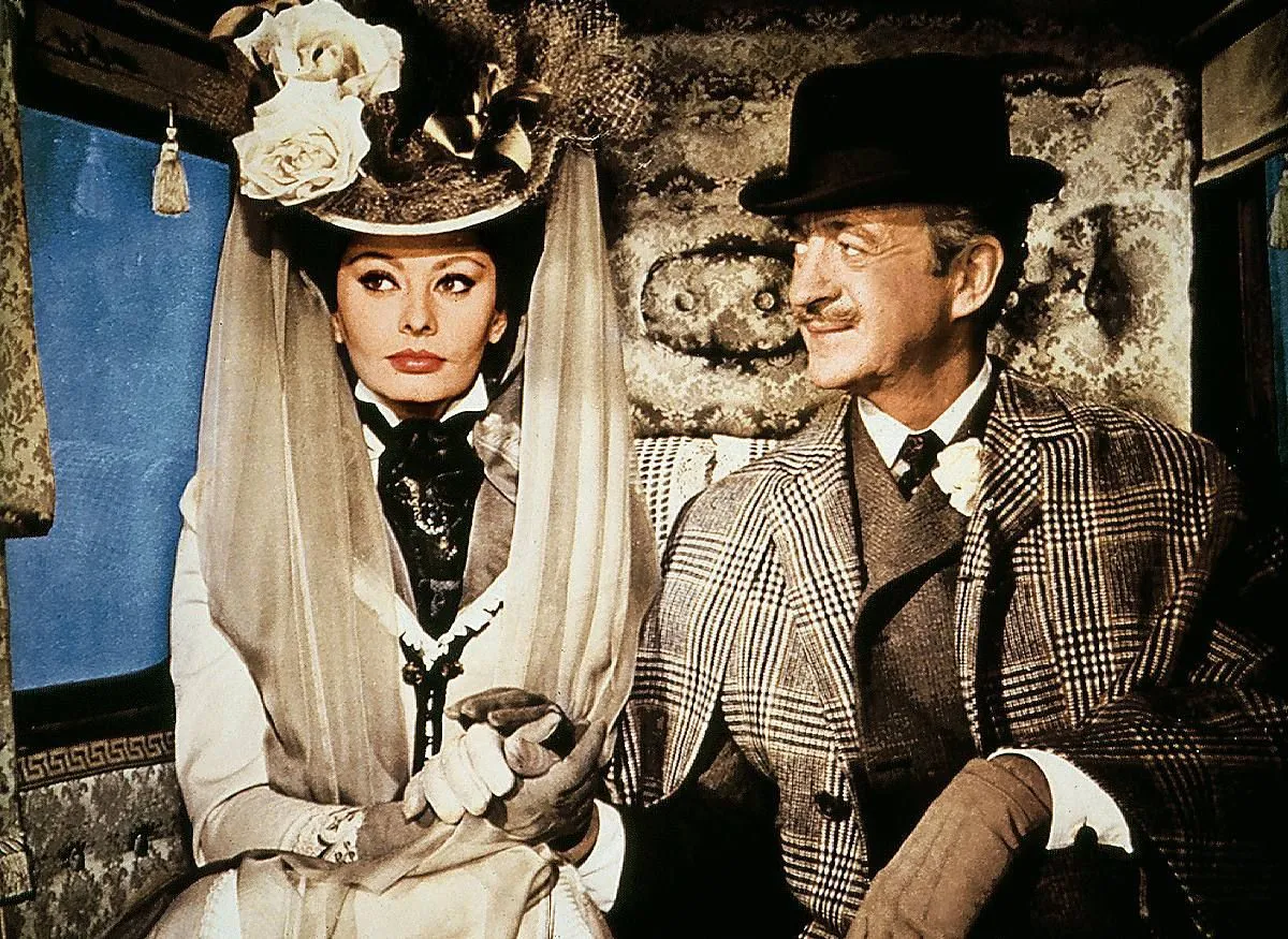 Sophia Loren és David Niven a Lady L című filmben.