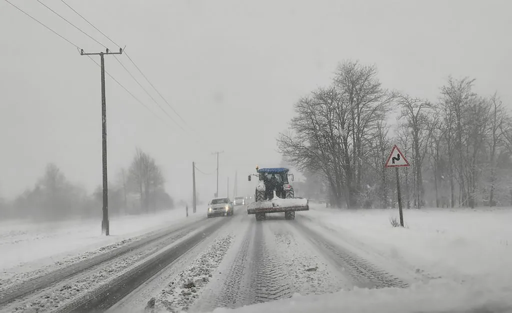 Februári hójelentés képekben: Vas, Zala, Kisalföld
