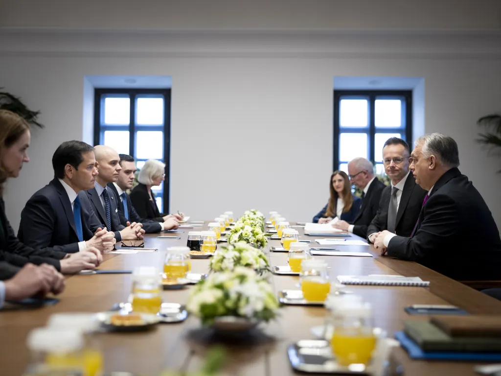 Marco Rubio Budapesten, MarcoRubioBudapesten, Orbán Viktor, OrbánViktor, tárgyalás, 2026.02.16.