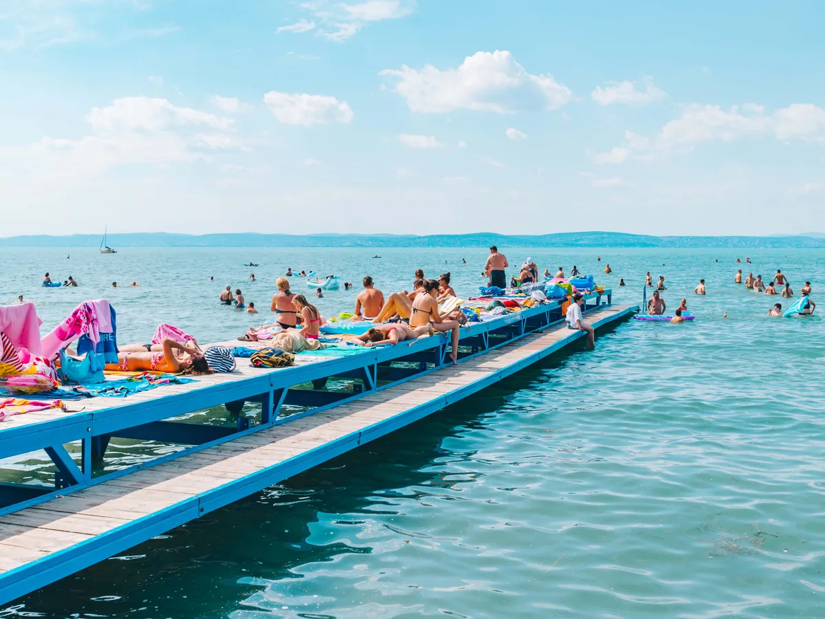 strandkörkép, Balaton