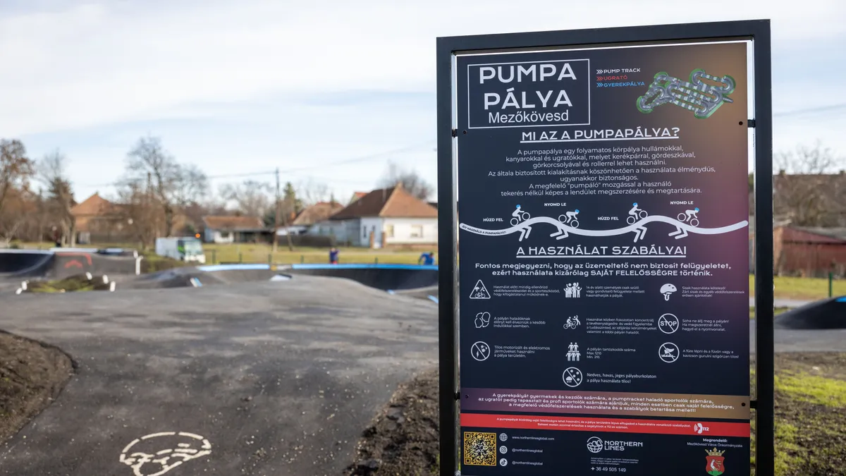 Mezőkövesd, 2026. február 13.
Az új pumpapálya átadása napján Mezőkövesden 2026. február 13-án.
MTI/Erdős József