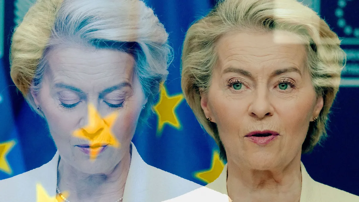 Ursula von der Leyen az Európai Bizottság vezetője. Fotó: Martin Bertrand / Hans Lucas /AFP