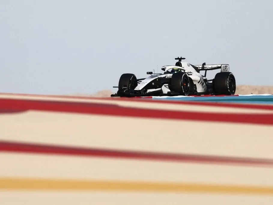 Sergio Perez of Cadillac during the Formula 1 pre-season testing at Sakhir Circuit in Sakhir, Bahrain on February 11, 2026. (Photo by Jakub Porzycki/NurPhoto) (Photo by Jakub Porzycki / NurPhoto via AFP)