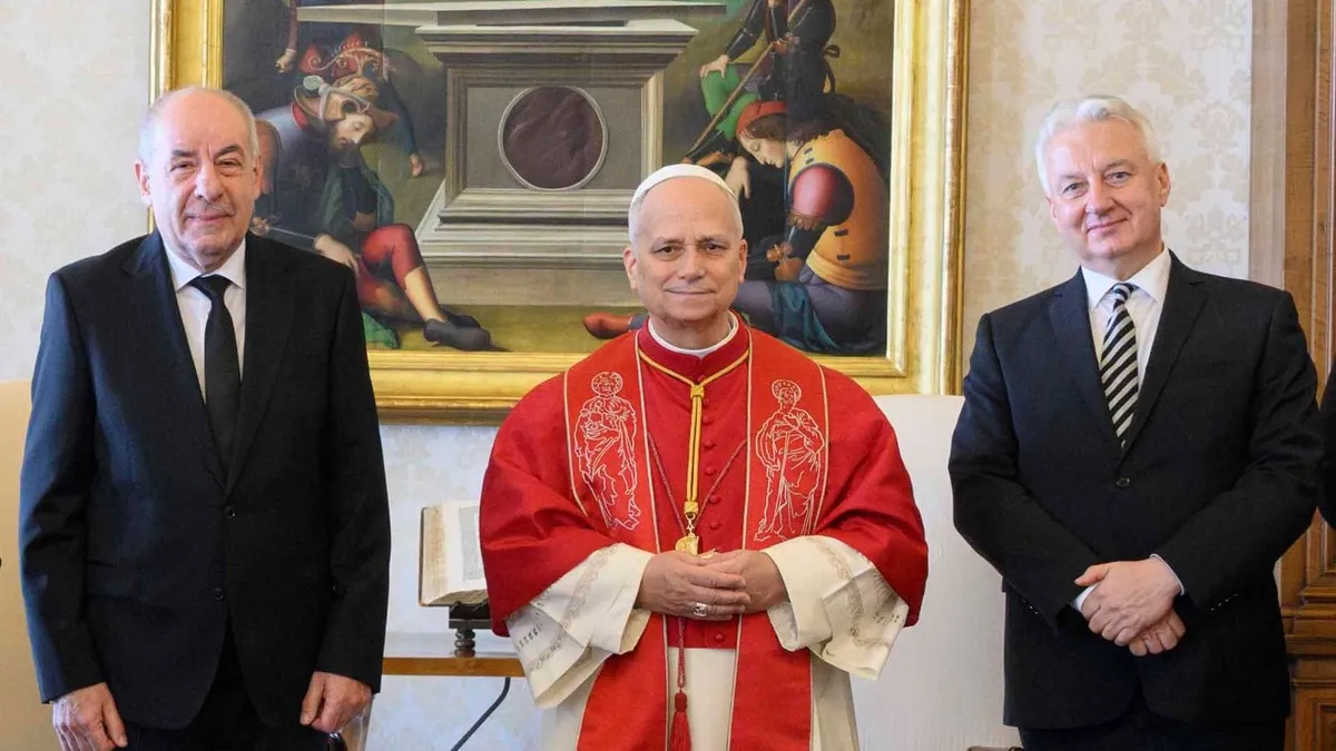 Béke fókusz: magyar delegáció Leó pápával találkozott.