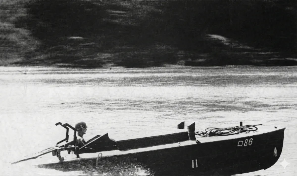 A Shinyo egyik robbanó motorcsónakja.