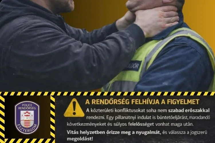 Konfliktus alakult ki egy parkolócédula miatt Esztergomban