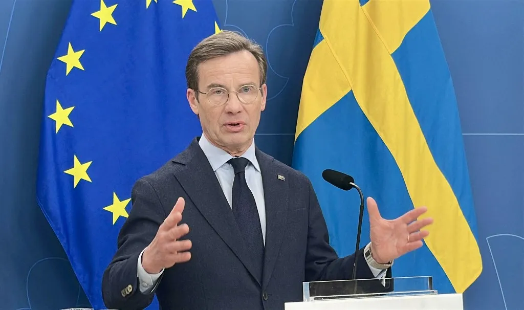 Ulf Kristersson svéd miniszterelnök szerint példátlanul éles kritikák érték Orbán Viktort az EU-csúcson (Fotó: AFP)