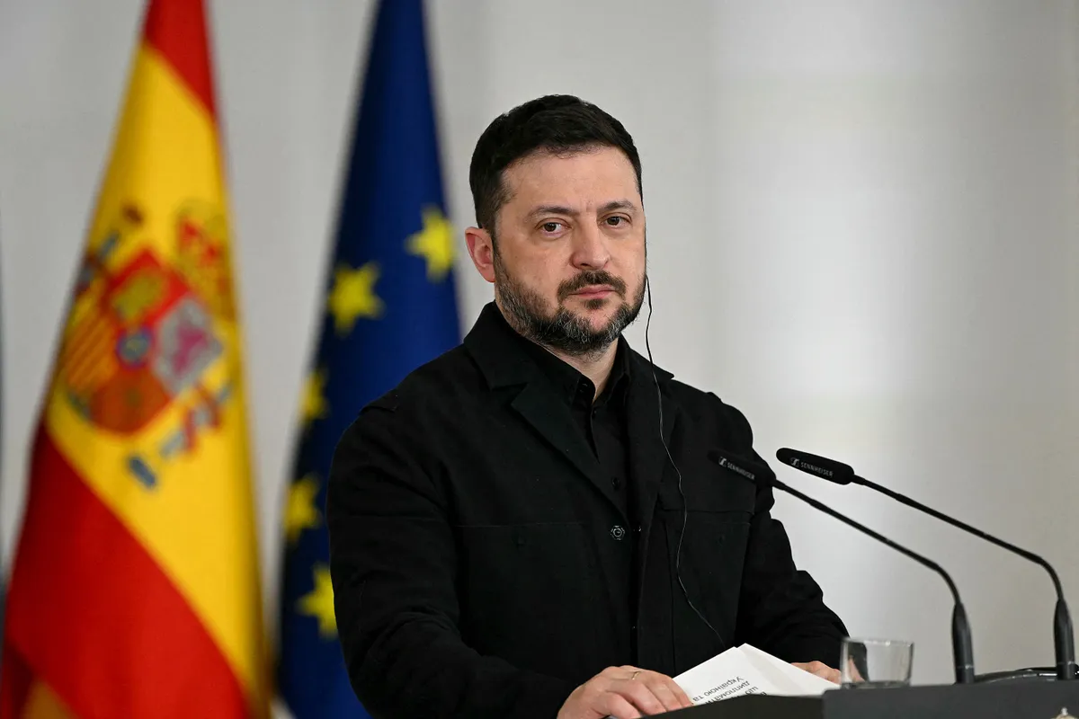 Volodimir Zelenszkij ukrán elnök