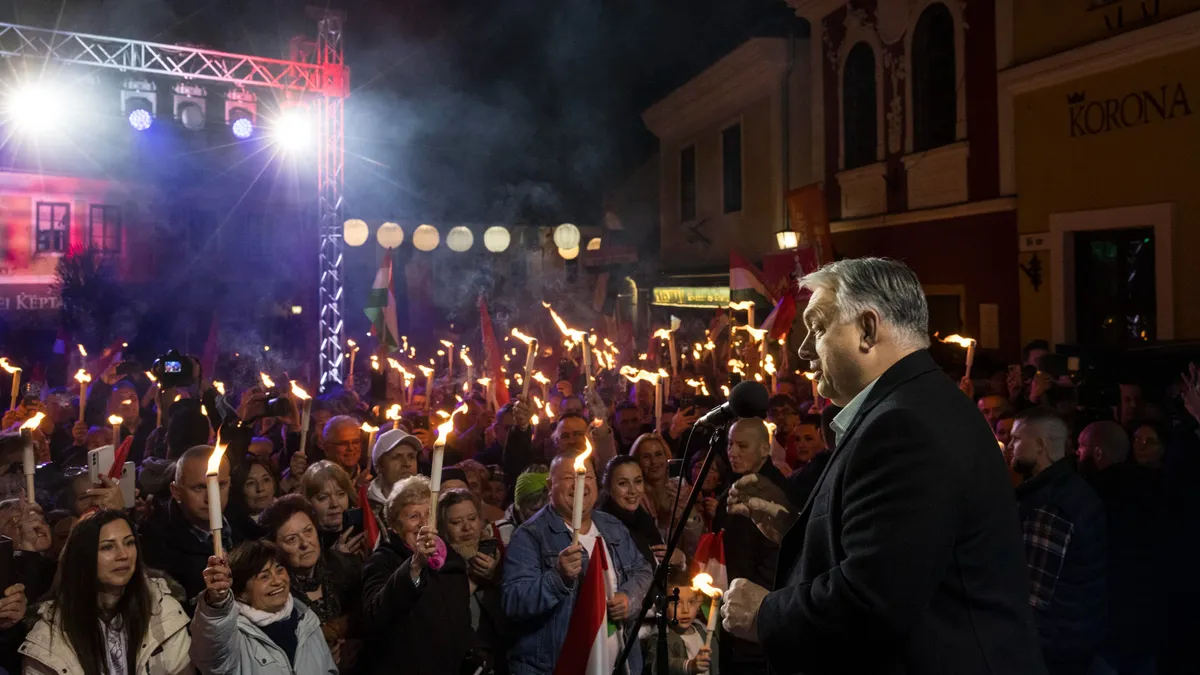 Orbán Viktor Szentendrén beszélt nemzeti összefogásról