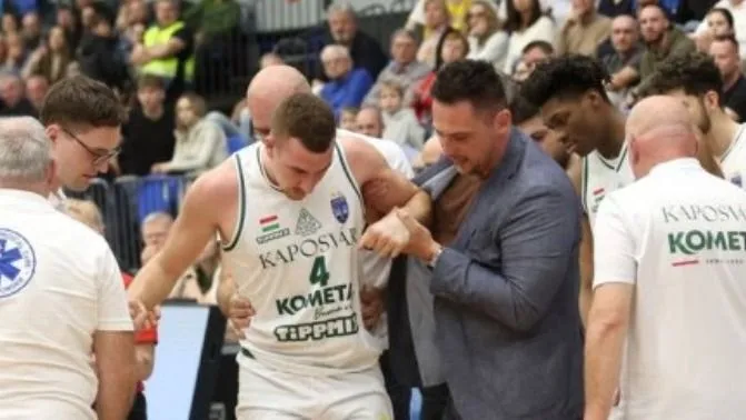 Filipovity Péter idén már nem kosárlabdázhat Forrás: Delfinek.hu