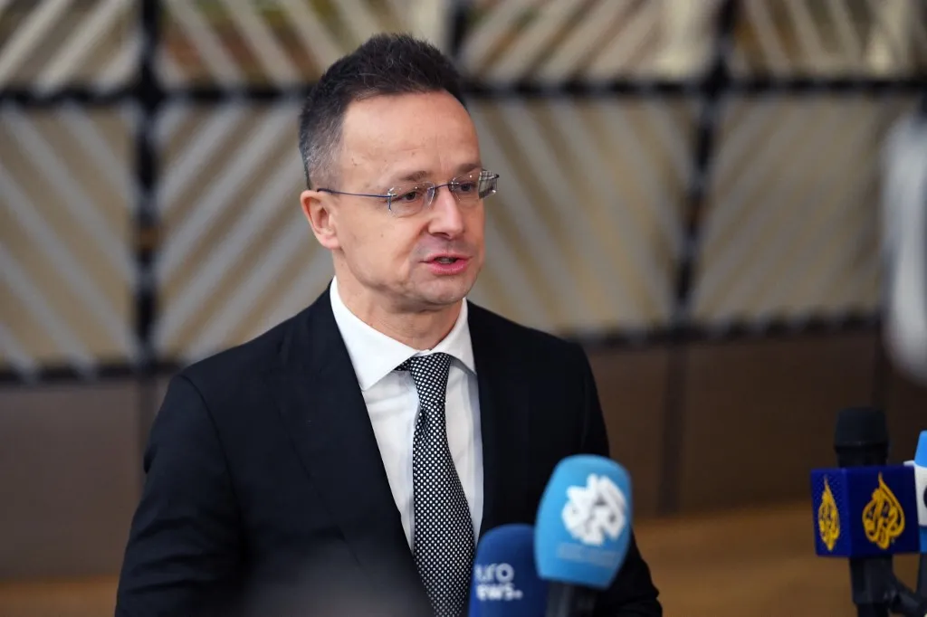Szijjártó Péter magyar külgazdasági és külügyminiszter (Fotó: AFP)