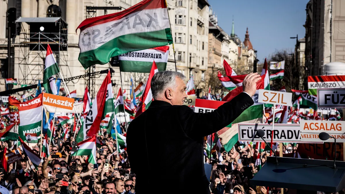 Március 15., Március15, Nemzeti ünnep, Nemzetiünnep, Az 1848-49-es forradalom és szabadságharc kitörésének 178. évfordulója, Kossuth Lajos tér, Kossuth tér, Kossuthtér, Orbán Viktor, OrbánViktor, ünnepi beszéd, ünnepi műsor, Fidesz, Fidesz – Magyar Polgári Szövetség