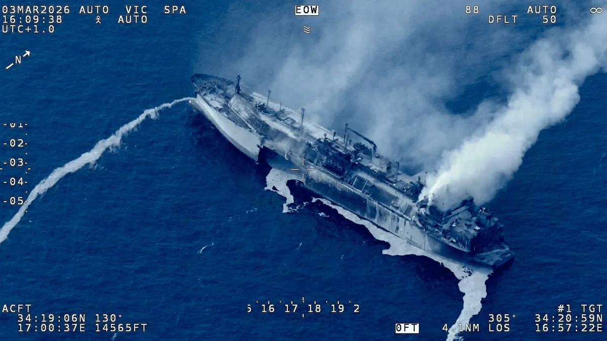 Az Artic Metagaz LNG-tanker súlyosan megsérült, de nem süllyedt el