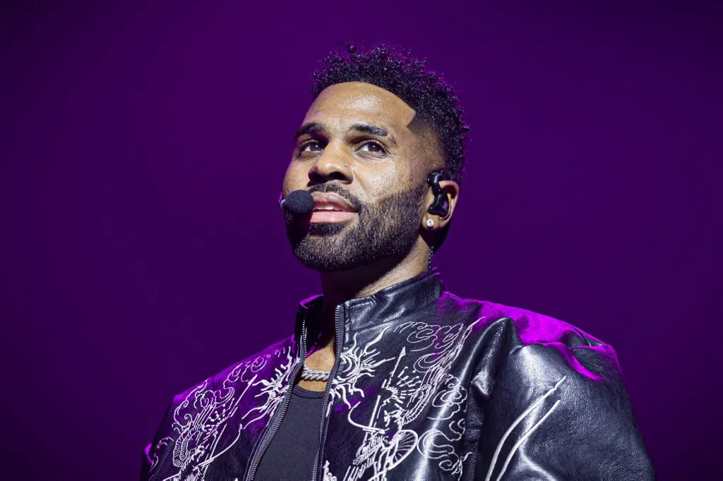 20 February 2026, Lower Saxony, Hanover: Jason Derulo, US R&B/pop singer and songwriter, performs at the ZAG Arena. It is the first concert in Germany as part of his "The Last Dance World Tour". Photo: Moritz Frankenberg/dpa (Photo by Moritz Frankenberg / dpa Picture-Alliance via AFP)