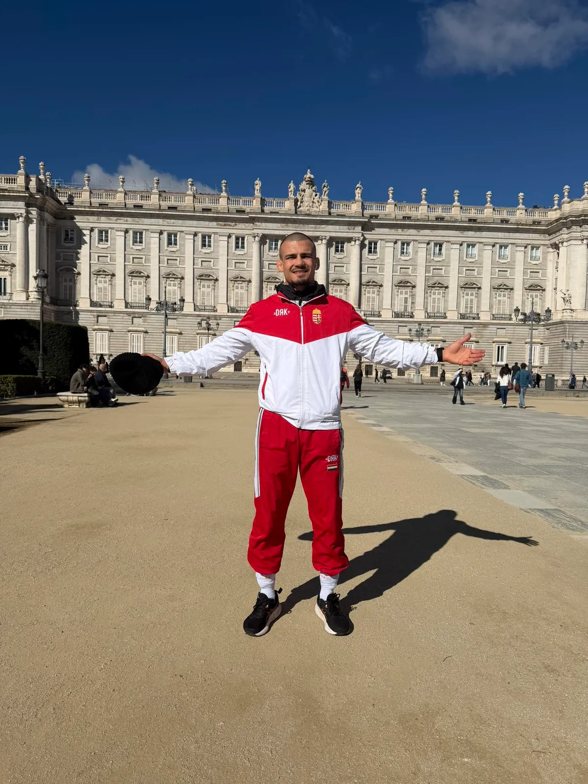 Borics Ádám már március 15-én megérkezett Madridba