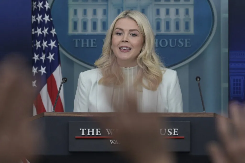 Karoline Leavitt, a Fehér Ház sajtótitkára