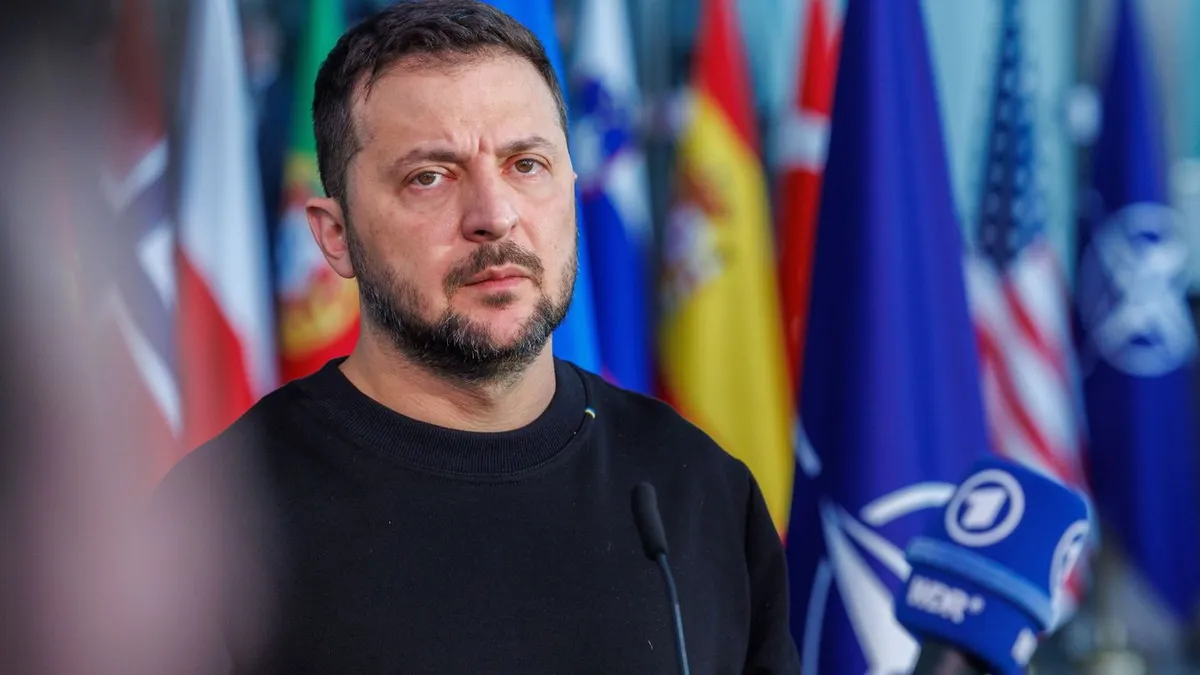  Volodimir Zelenszkij ukrán elnök, Orbán Viktort fenyegette