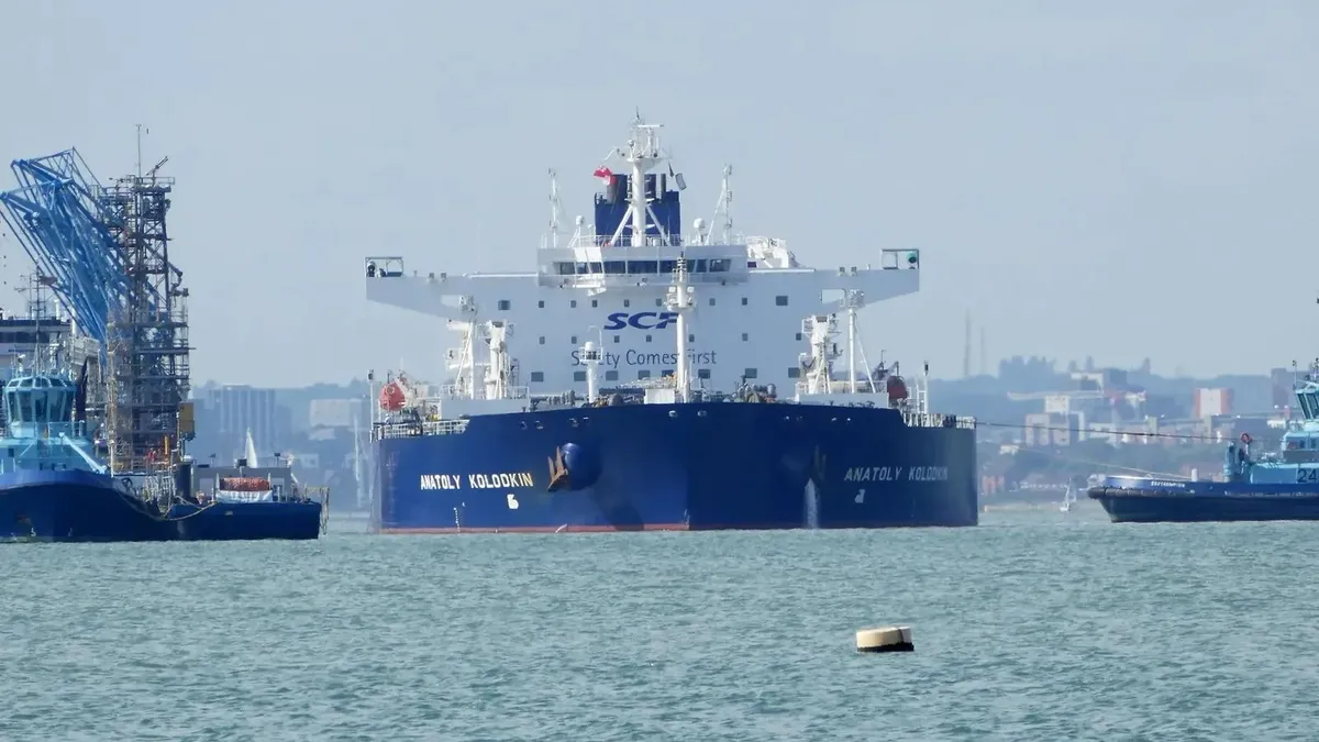 Oroszország, Az Anatoly Kodolkin olajtanker egy 2019-es felvételen