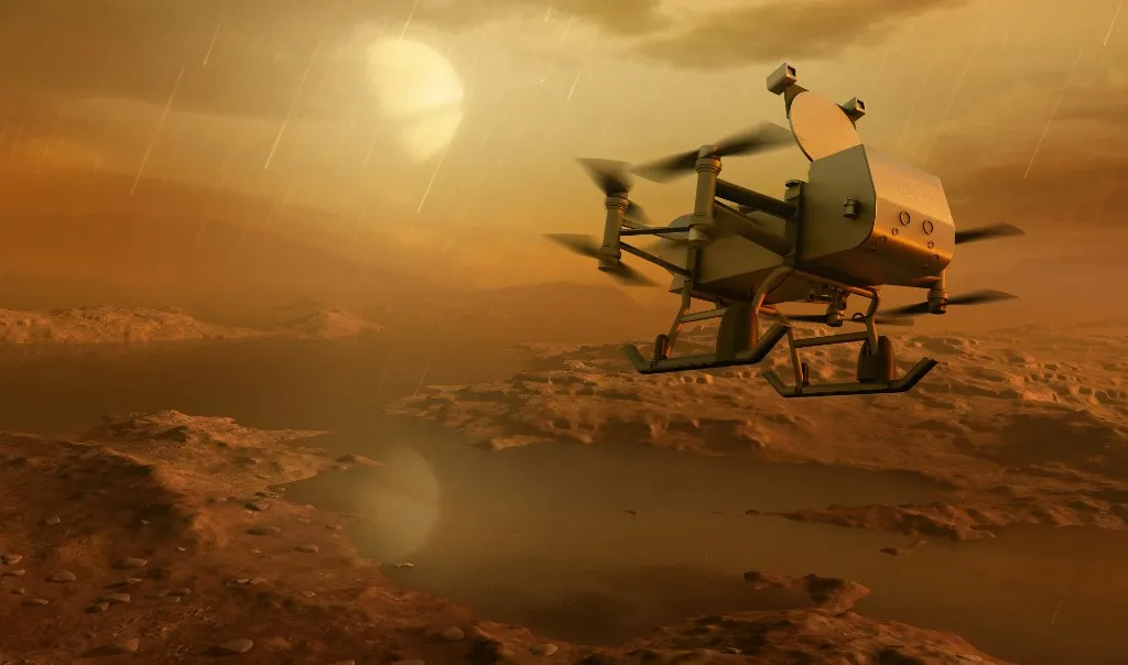 A Dragonfly űrszonda várhatóan 2028-ban éri el a Titánt