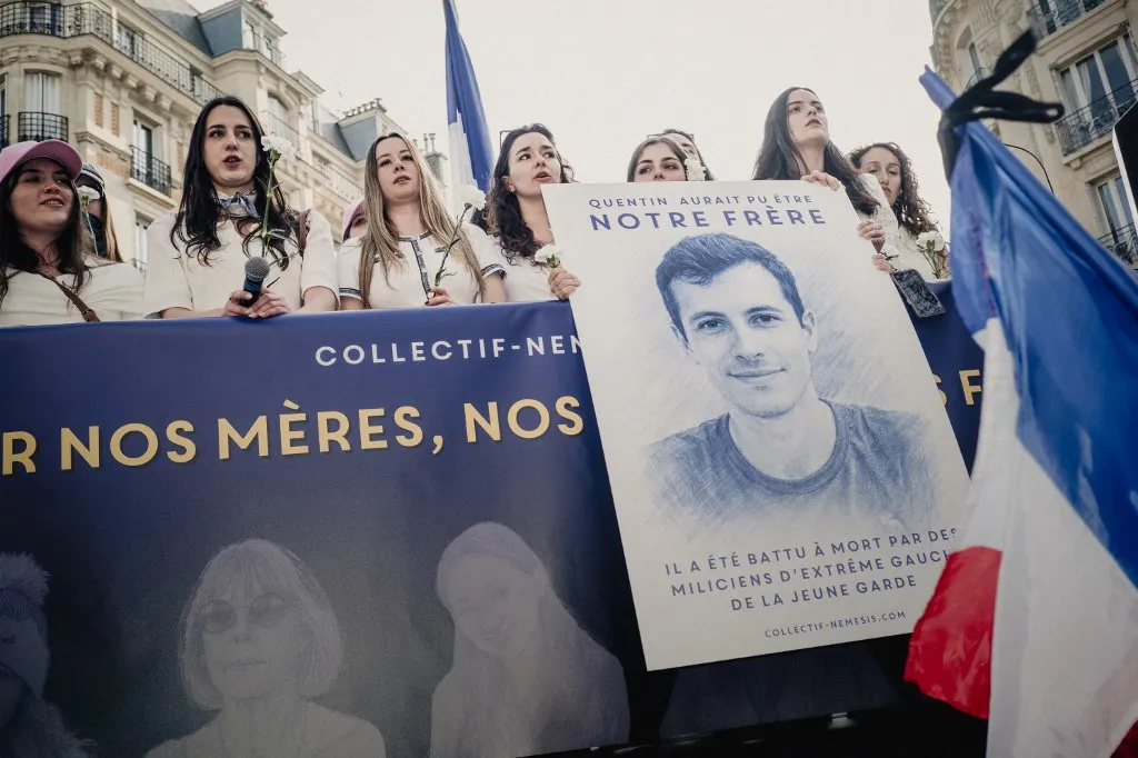 A 23 éves Quentin Deranqueot februárban antifasiszta tüntetők verték halálra