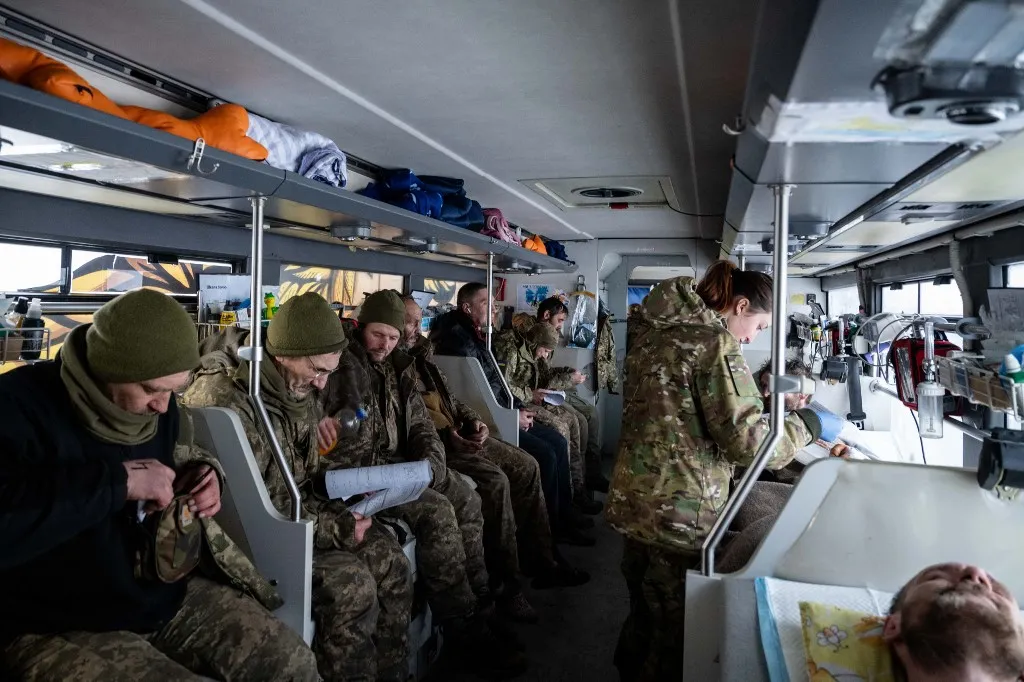 Örökké viselik a háború nyomait az ukrán katonák (Illusztráció, forrás: Anadolu via AFP)