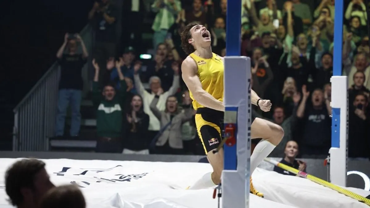 Duplantis újabb világcsúcsa után kitört az őrület – videó