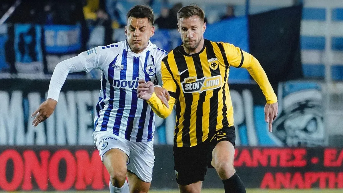Varga Barnabás ismét végig a pályán volt az AEK Athénban