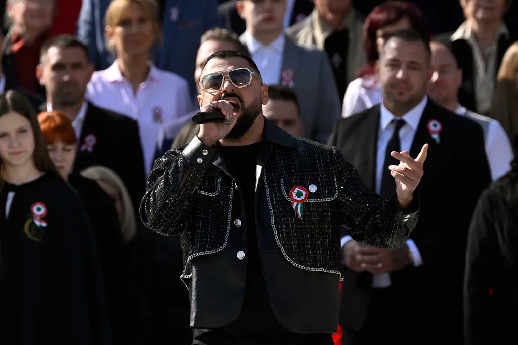 Március 15., Március15, Nemzeti ünnep, Nemzetiünnep, Az 1848-49-es forradalom és szabadságharc kitörésének 178. évfordulója, Kossuth Lajos tér, Kossuth tér, Kossuthtér, ünnepi műsor, Fidesz, Fidesz – Magyar Polgári Szövetség