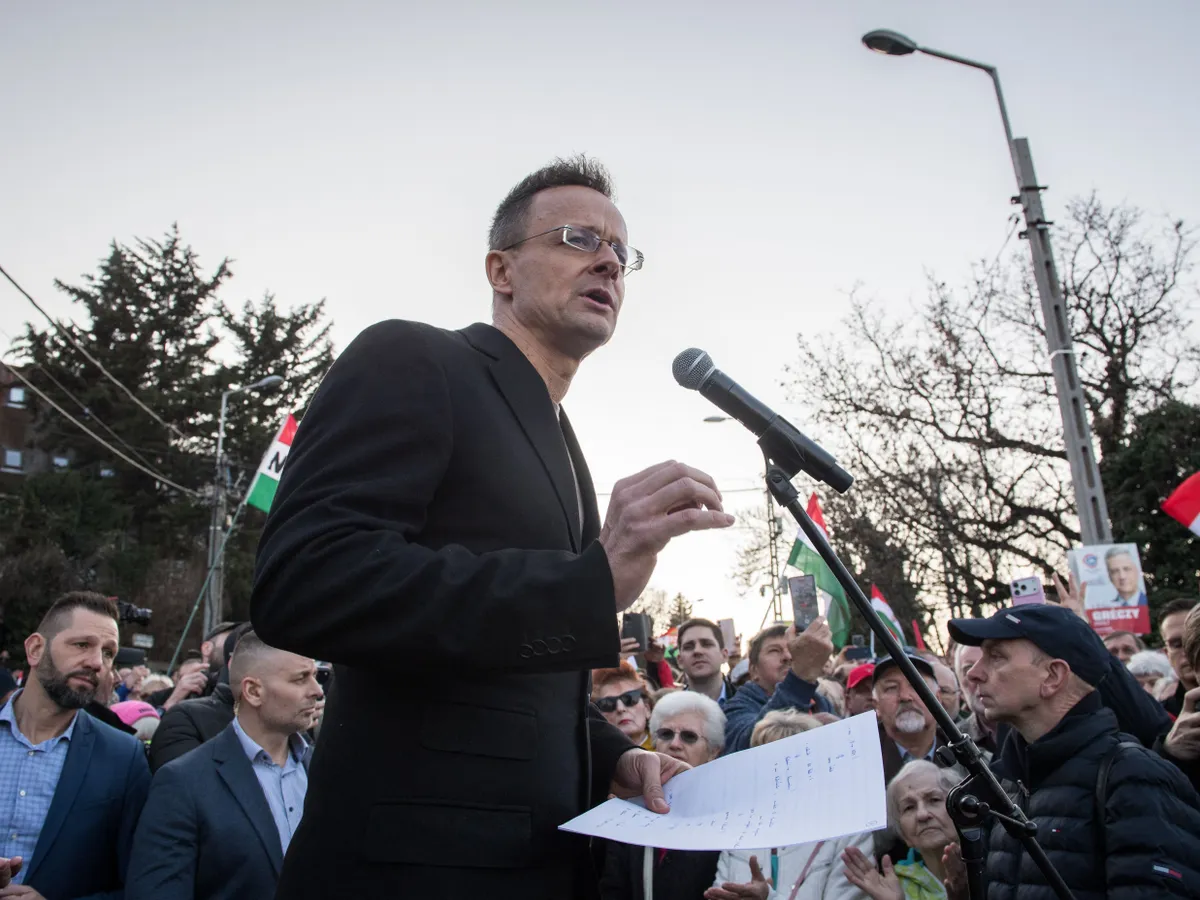 Szijjártó Péter – Fotó: FERENC ISZA / AFP