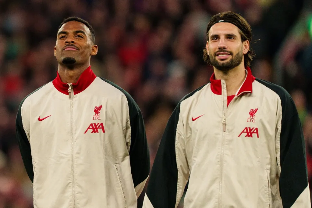 Ryan Gravenberch és Szoboszlai Dominik