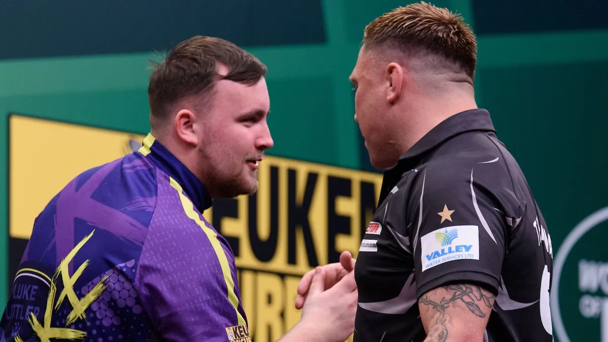 Luke Littler és Gerwyn Price emlékezetes csatát vívott egymással Dublinban
