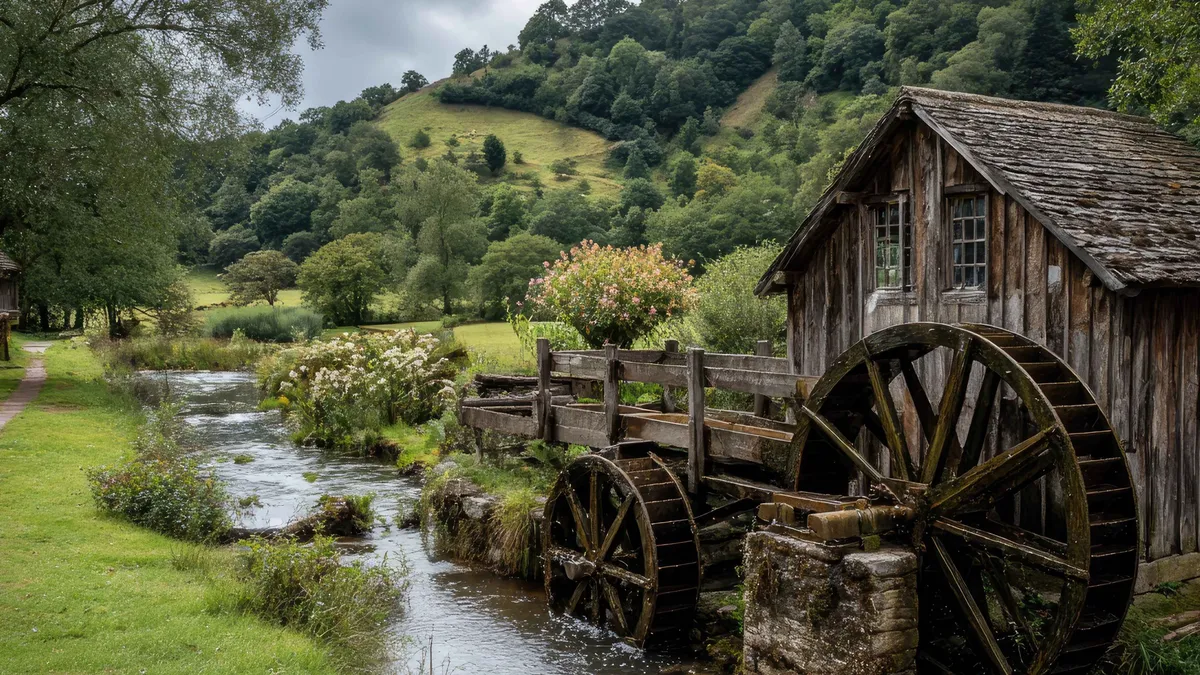 Az egykor hazánkban található 17 ezer vízimalomból napjainkra körülbelül 300 maradt fenn. (A képen látható malom illusztráció)Fotó: 123RF